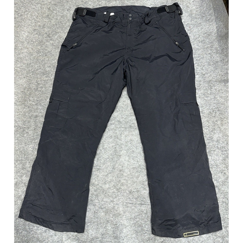 Bonfire Fusion C5 Snowboard Pants Men 2XL Black 5K Waterproof Insulated (2P-15)‎